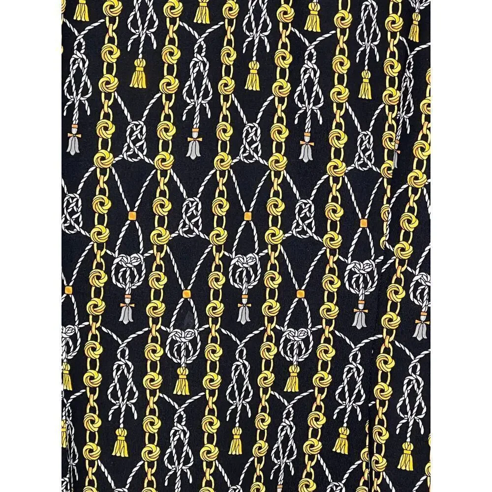 J. McLaughlin Catalyst Rope & Chain Link Signature Catalina Cloth Sheath Dress S